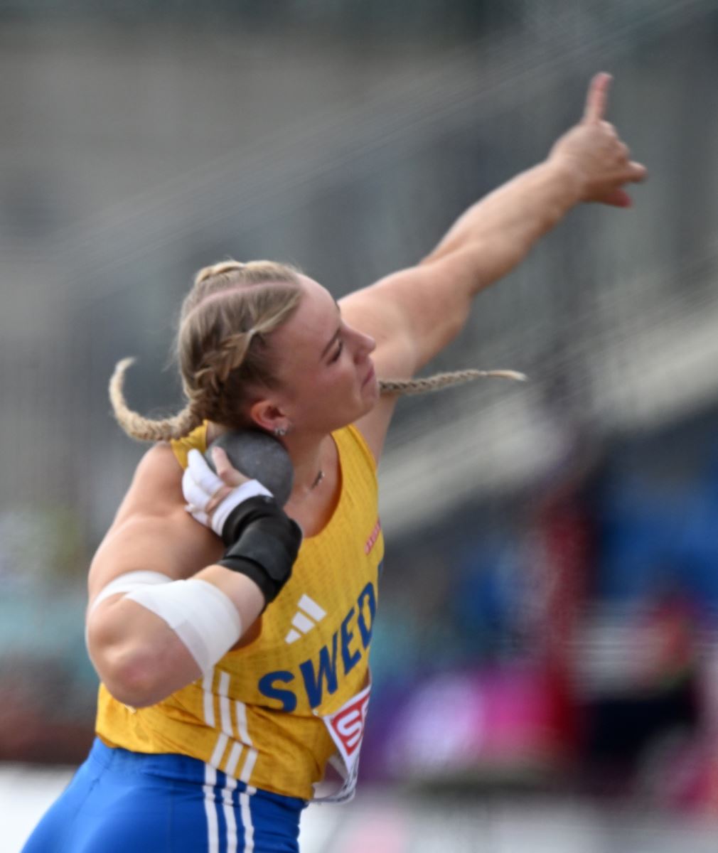 Bild på Axelina Johansson på EM i Birmingham