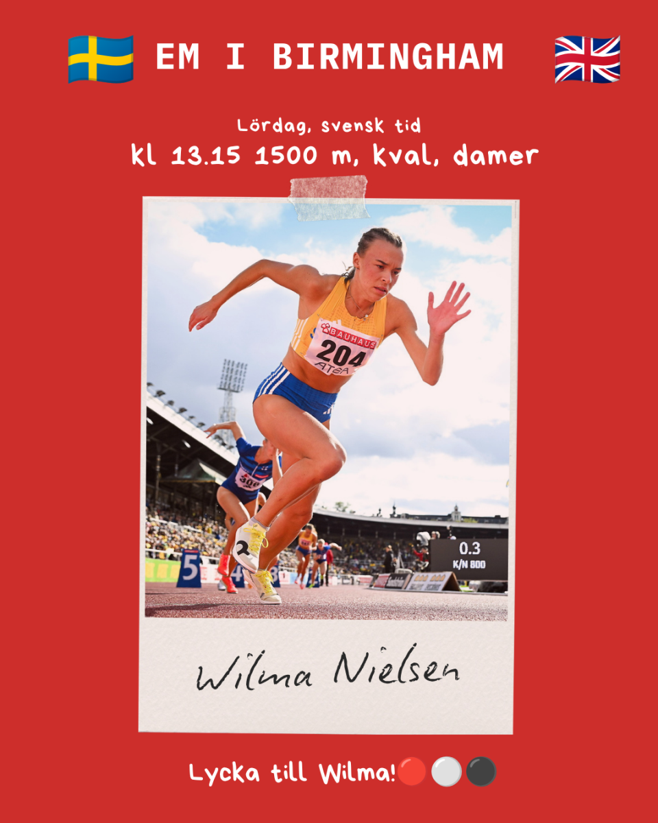 Wilma Nielsen springer 1500m på lördag