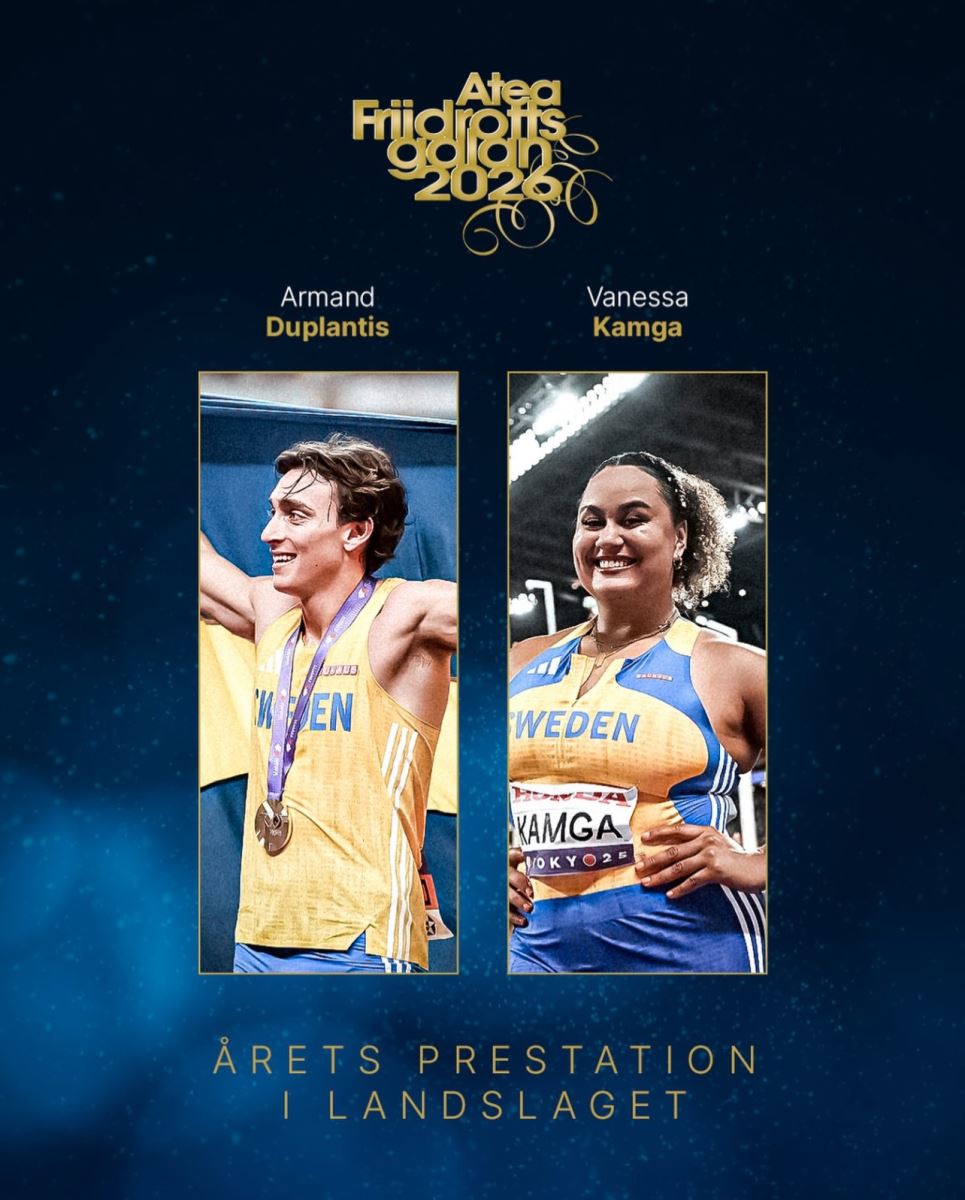 Bild på Årets presetation i landslaget med Mondo och Vanessa