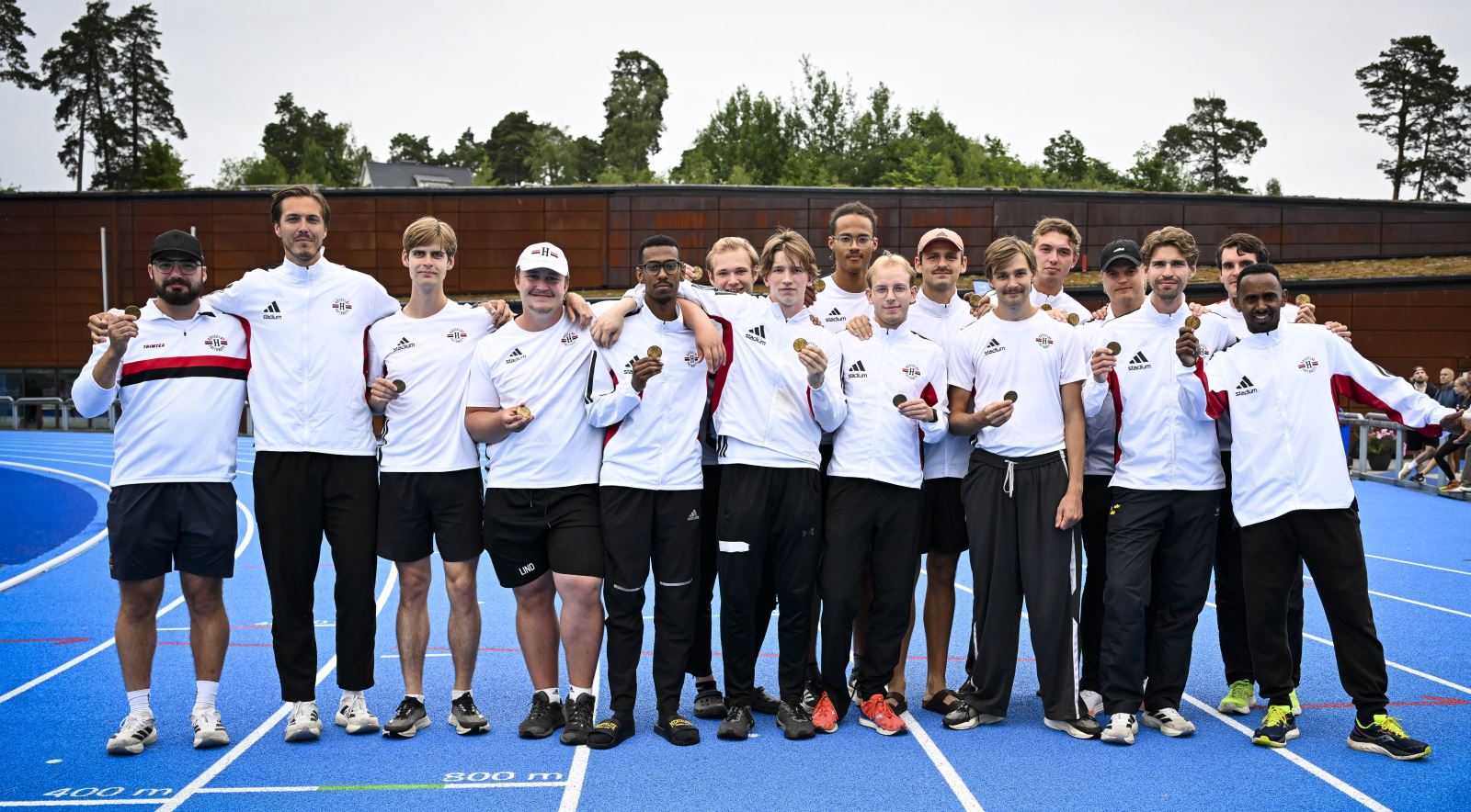 Bild på herrlaget från fjolårets Lag-SM final
